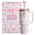 Stanley LSF Ribbon Rosa 40 OZ Tumbler